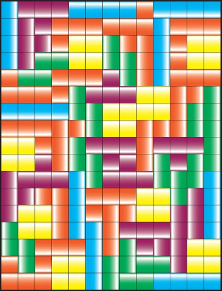 Tetris spelet — Stock vektor