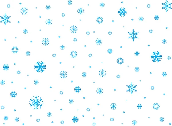 Copos de nieve fondo — Vector de stock