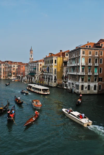 Venedik - büyük kanal manzaralı acedemy Köprüsü'nden