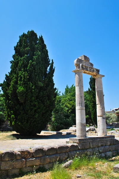Harabeleri antik gymnasion, kos Adası, Yunanistan