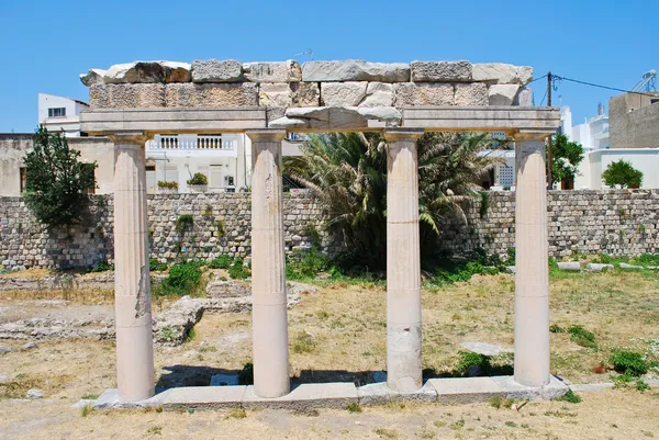 Rovine dell'antica palestra, isola di Kos, Grecia — Foto Stock