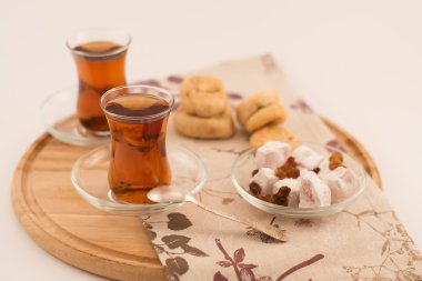 Türk lokumu ile Türk çayı