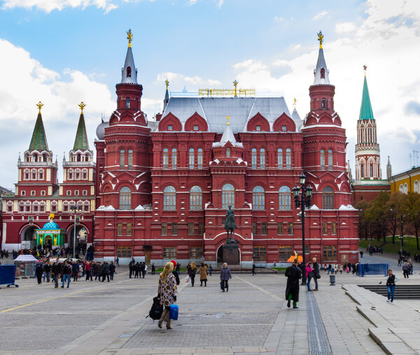 Moscow,red square historical museum