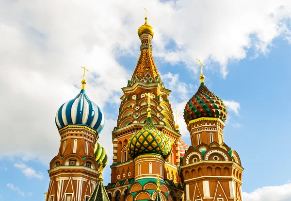 Red square and st-basil — Stock Photo, Image