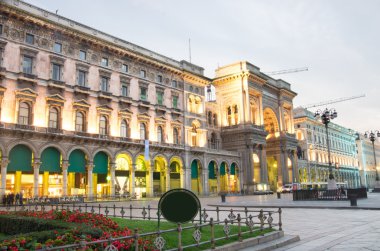 Şafakta, milan Vittorio emanuele Galerisi görüntüleme
