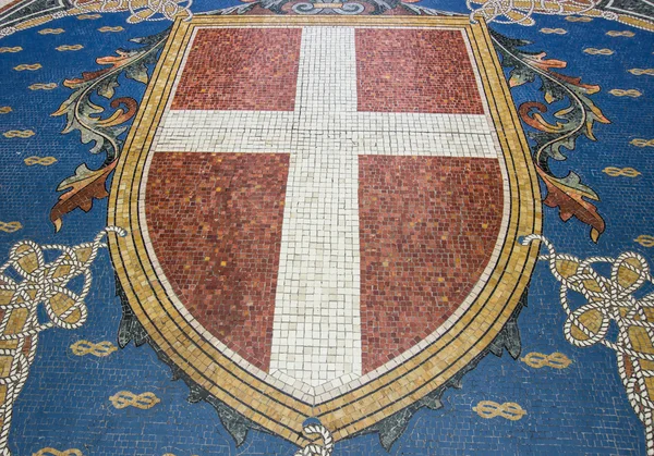 Mosaic.Logo de milan, italia —  Fotos de Stock