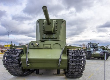 ağır Sovyet vintage tank