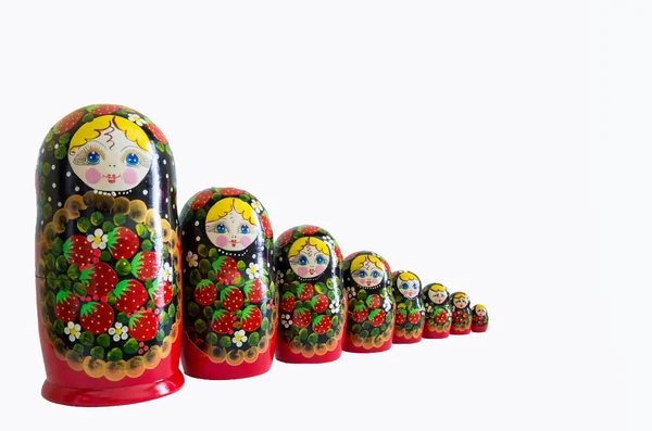 Російський matryoska ізольовані — стокове фото
