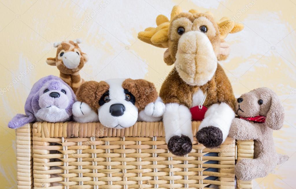 Box full of toys — Stock Photo © oneinchpunch 35252301