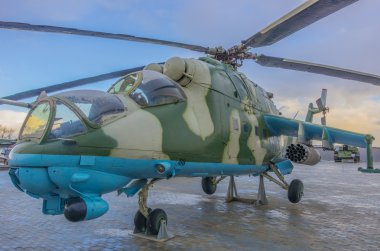 Rus helikopteri kalkışa hazır