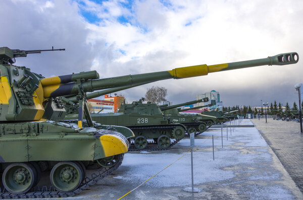 Tanks get ready to fire