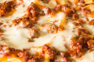 İtalyan lazanya görünümü Kapa