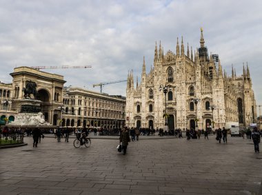 Milano, bulutlu gün