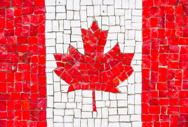 Mosaïque du drapeau du Canada — Photo