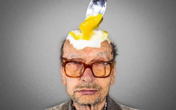 Egg head — Stock Photo, Image