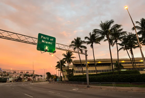 Hafen von Miami — Stockfoto