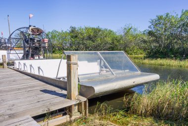 Airboat at the Everglades,Florida clipart