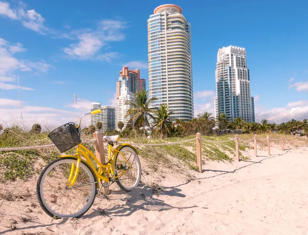 Malowniczy widok w south beach, miami — Zdjęcie stockowe