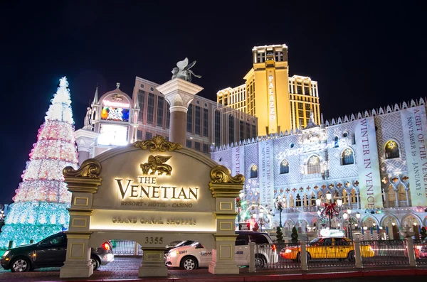 The Venetian resort and casino in Las Vegas — Stock Photo, Image