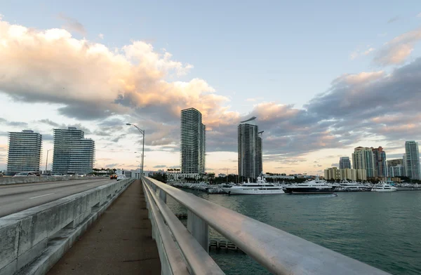 Miami skyline — Stock Photo, Image