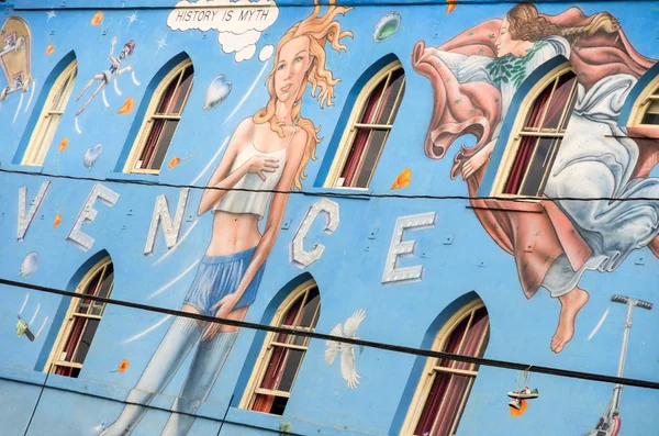 Venice Beach mural,Los Angeles — Stock Photo, Image