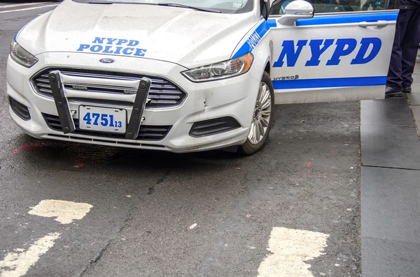NYPD αυτοκίνητο στη Νέα Υόρκη — Φωτογραφία Αρχείου