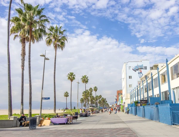 Promenade au bord de l'océan, Venice Beach — Photo