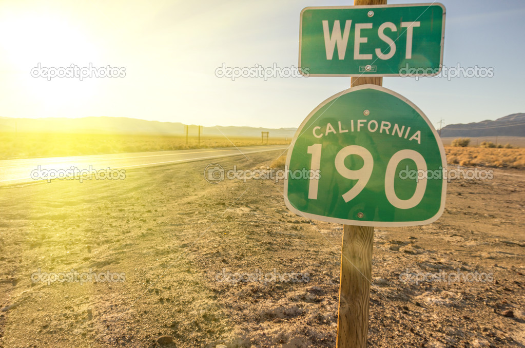 West California 190 signboard