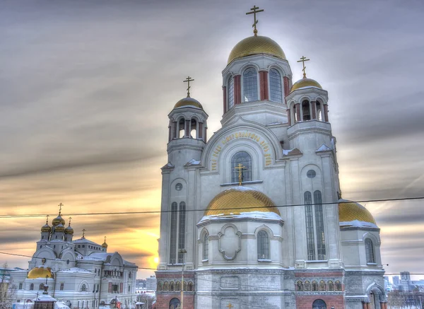 Kyrkan av blod, yekaterinburg — Stockfoto