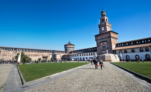 Sforza castle — Stock Photo, Image