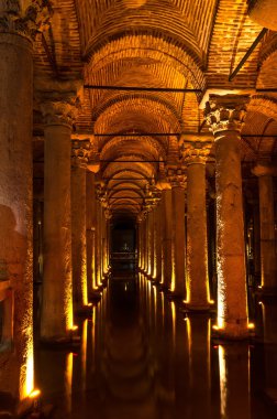Basilica Cistern,Istanbul clipart