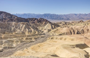 Zabriskie Point at Death Valley,California clipart
