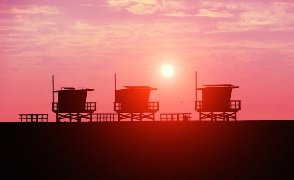 Venedig Strand bei Sonnenuntergang — Stockfoto