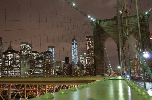 Brooklyn Köprüsü, new york — Stok fotoğraf