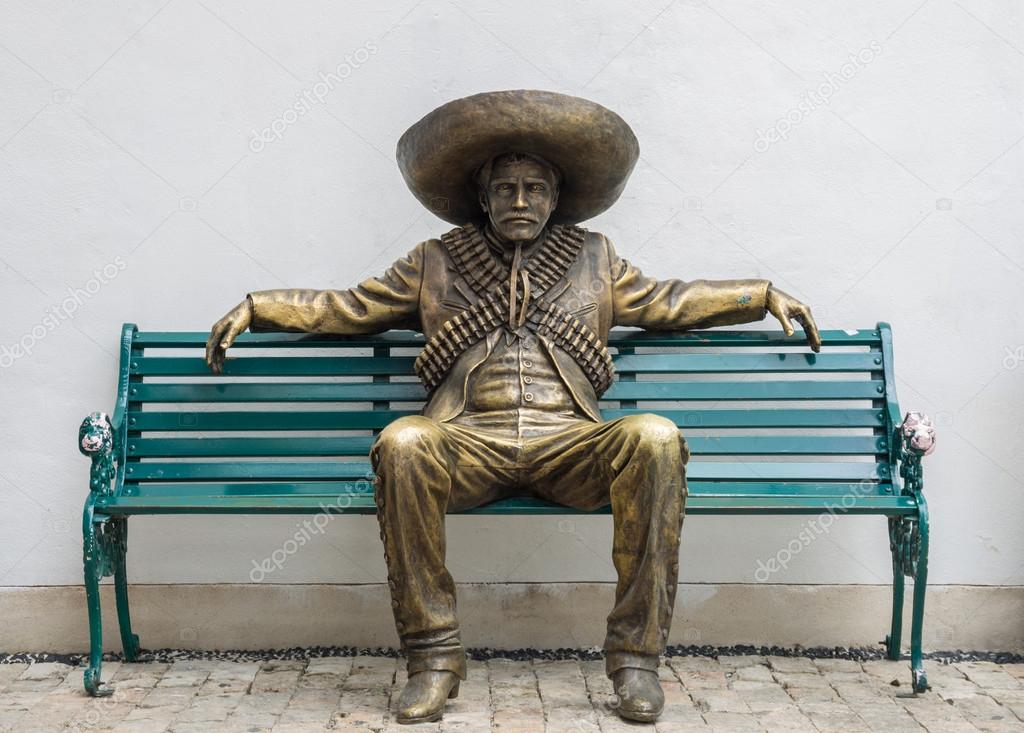 Mexican man statue