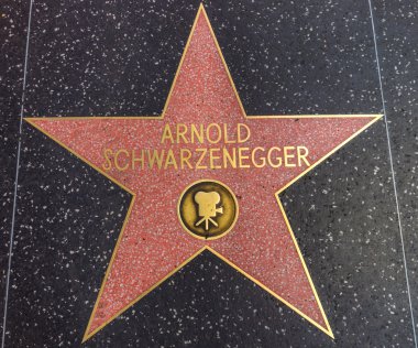 Şöhret Kaldırımı'nda Arnold schwarzenegger yıldız