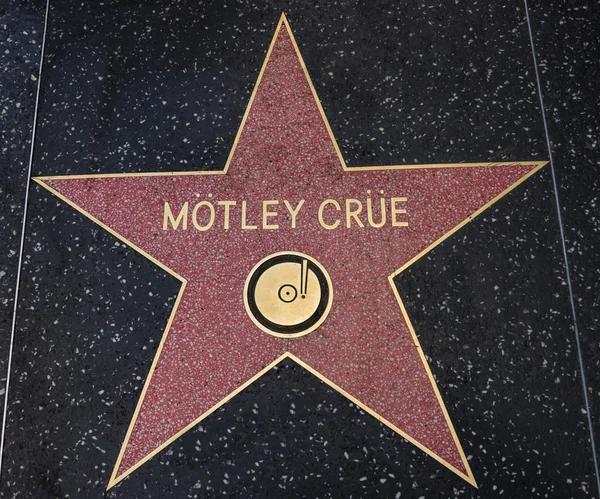 Motley crue αστέρι με τα πόδια της φήμης — Φωτογραφία Αρχείου