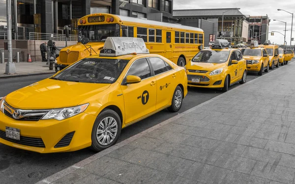 Nowym Jorku taksówek — Zdjęcie stockowe