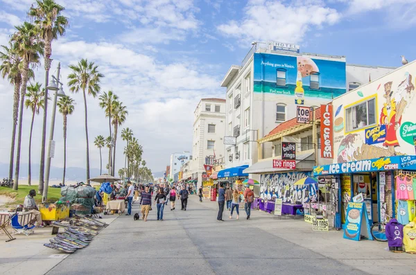 Ocean front promenad, venice beach — Stockfoto