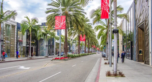 Rodeo drive, beverly hills — Stock fotografie