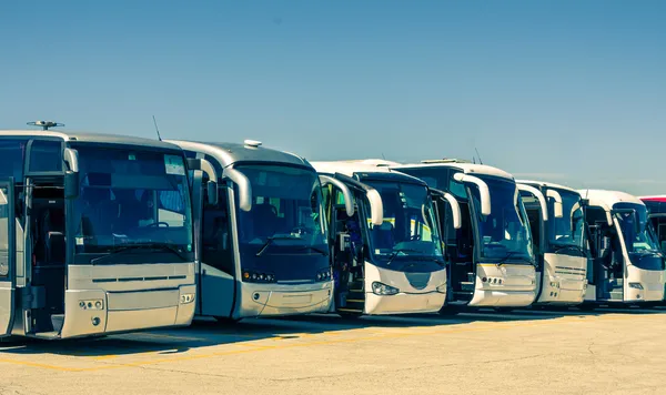 Autobuses turísticos — Foto de Stock