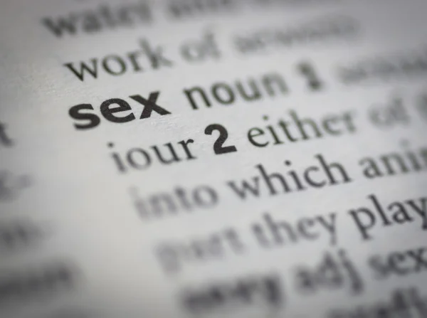 Sex meaning — Stock Photo, Image