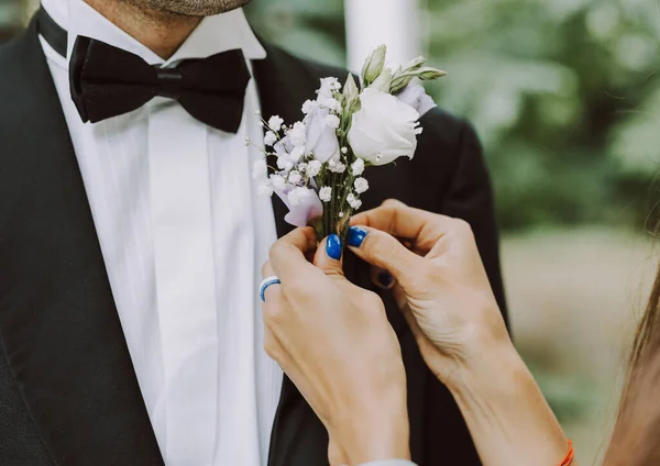 Casal Homossexual Celebrando Seu Próprio Casamento Casal Lbgt Cerimônia Casamento — Fotografia de Stock