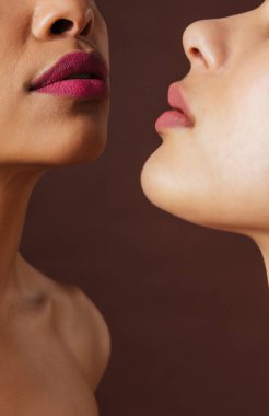 İç çamaşırı giyen güzel siyahi kadınların güzel portresi stüdyoda poz veren Afrikalı genç kadınlar güzellik, kozmetoloji ve çeşitlilik konseptleri.