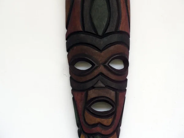 El işi aşiret Afrika yüz maskesi — Stok fotoğraf
