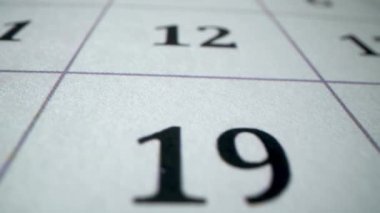 2022 yılı. Takvimde ayın makro çekim tarihi