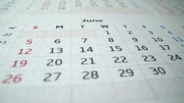 2022 takvimi. Haziran makrosu. Bir hafta içinde çok önemli günlerle. Bayram günleri. Yaz günleri. Tarihler. İş için. Tatil zamanı.