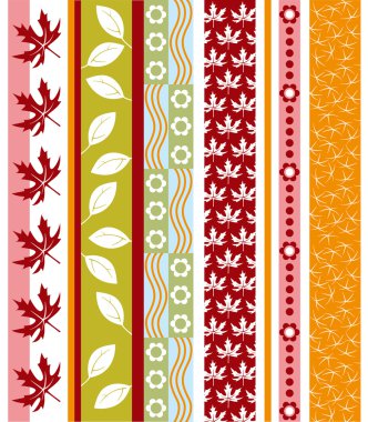 vektör sonbahar sınır