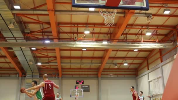 バスケットボールゲーム — ストック動画