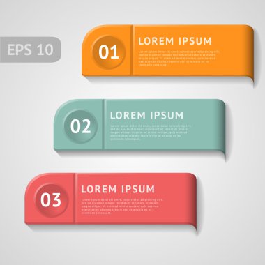 Modern infographics afiş